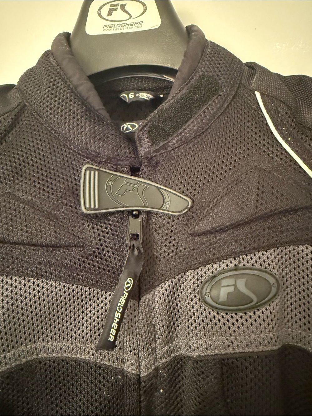 Women's Black and Gray Mesh Performance Jacket - Picture 6 of 16
